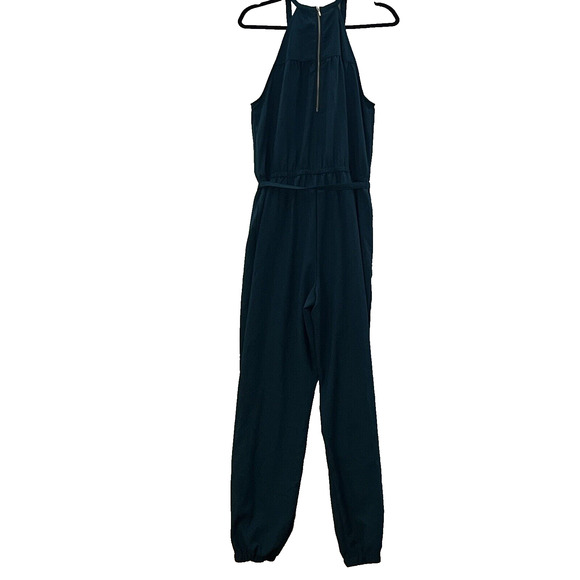 Marilyn Monroe Size Extra Large Women’s Jumpsuit Halter Lace Up Belted Pockets - Picture 6 of 16